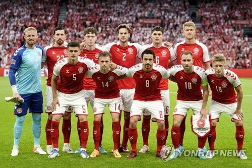 덴마크 축구 대표팀 선수들 