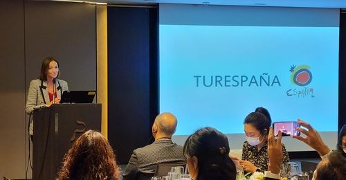 파라도르 소개 행사에 참석한 레예스 마로토 스페인 산업통상관광부 장관 [사진/성연재 기자]