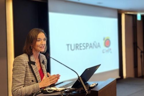 파라도르 소개 행사에 참석한 레예스 마로토 스페인 산업통상관광부 장관 [사진/성연재 기자]