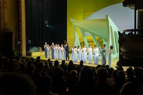 창극 '트로이의 여인들' 뉴욕 공연 커튼콜 모습