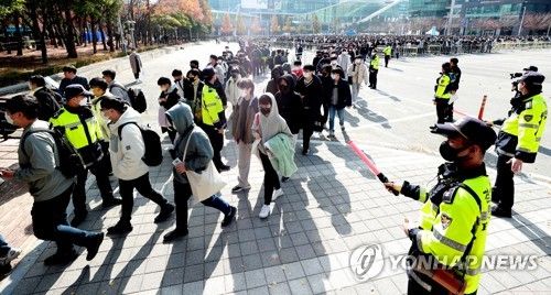 안전관리 강화된 대형 행사장