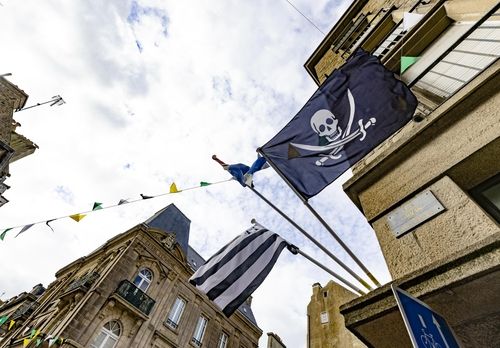 해적깃발이 인상적인 생말로 [사진/성연재 기자] 