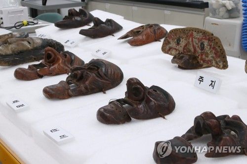 문화재보존과학센터, 보존처리 중인 국보 안동 하회탈과 병산탈 공개