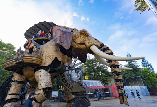 상상력의 끝은 어디일까. 조선소 부지를 재생해 만든 거대한 놀이공간 마신 드 릴의 코끼리 [사진/성연재 기자] 