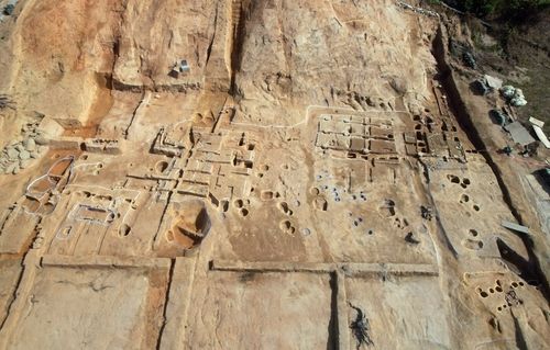 부여 화지산 유적 발굴조사 현장