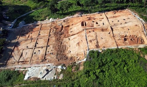 화지산 유적 발굴조사 현장