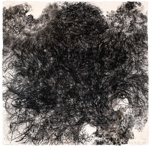 키키 스미스, '무제(머리카락)', 1990