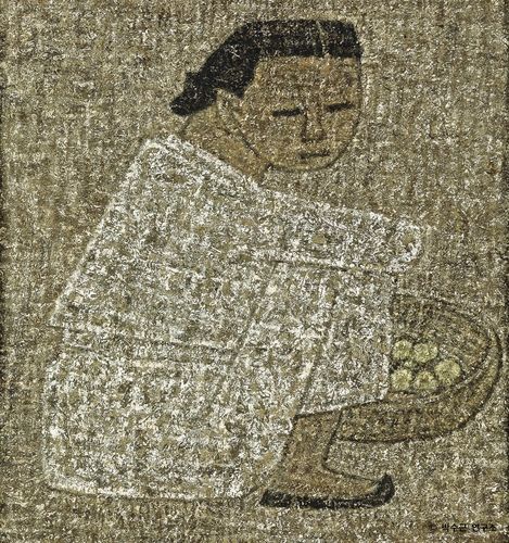 박수근 '시장의 여인'