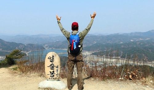 양구 비봉산 챌린지 인증. [강원도관광재단 제공] 