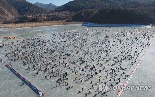2019년 인제빙어축제 모습