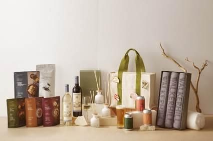 워커힐 스토어에서 판매 중인 워커힐의 PB 제품들 