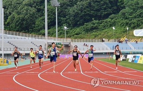 육상 남자 200ｍ 경기