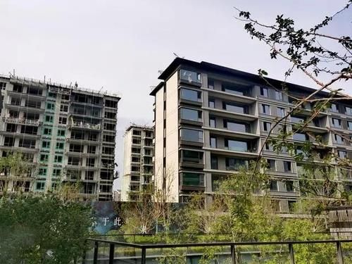 베이징에 건설 중인 아파트 단지