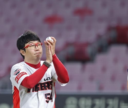 10월 11일 키움전에서 8이닝 무실점으로 호투한 양현종