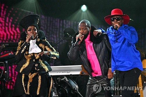 힙합 그룹 푸지스의 지난달 공연 모습