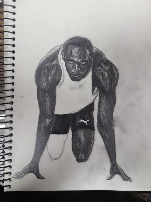 조엘진이 그린 우사인 볼트