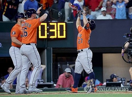 알투베, 9회초 역전 3점포