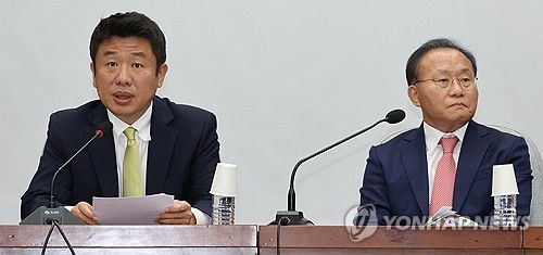 발언하는 유의동 정책위의장