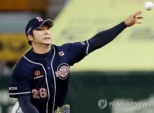 두산 선발투수 장원준