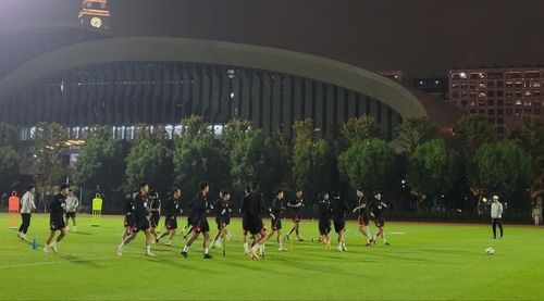 3일 아시안게임 남자 축구 대표팀 훈련 모습