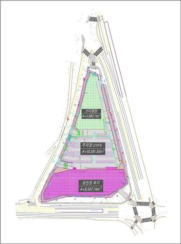 성동구 성수동 삼표부지 임시개방 도면