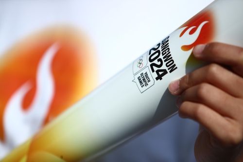 2024강원동계청소년올림픽 대회 성화봉.[그리스올림픽조직위원회 제공·재판매 및 DB 금지]