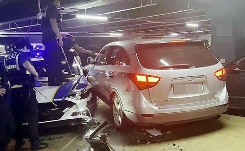 경찰, 음주난동 차량 실탄 쏴 제압