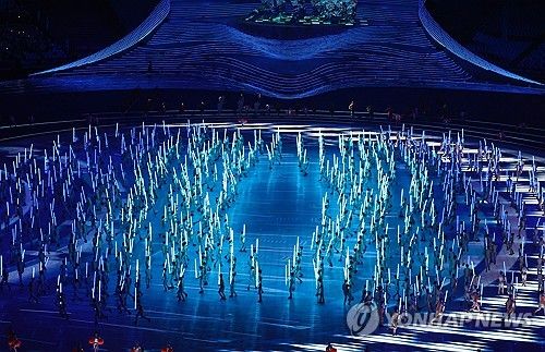 화려하게 개막하는 항저우 아시안게임