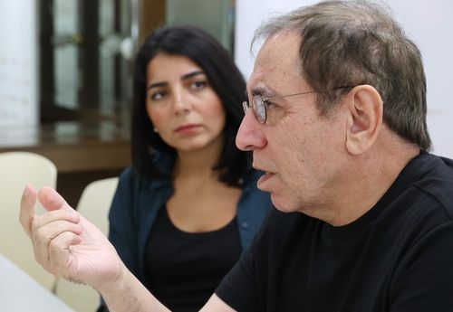 부산국제영화제 참가한 마흐말바프 부녀