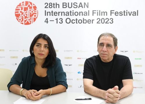 부산국제영화제 참가한 마흐말바프 부녀