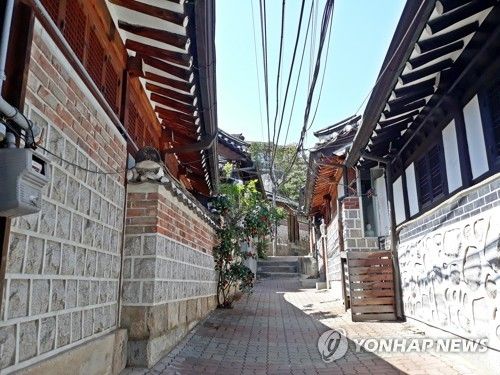 북촌한옥 한 골목