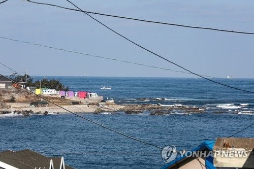 포항 구룡포읍 바다