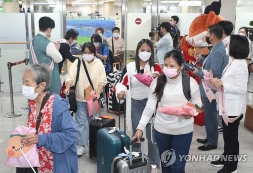 제주 찾은 태국 관광객들
