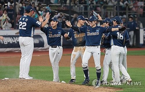 플레이오프 2차전도 승리하는 NC