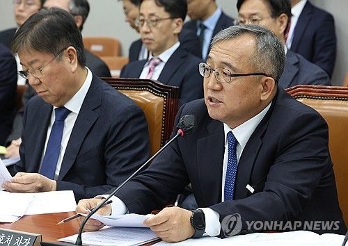 발언하는 김종철 대통령경호처 차장