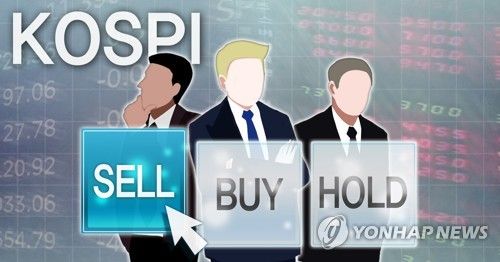 코스피 외국인 '셀코리아' (PG)