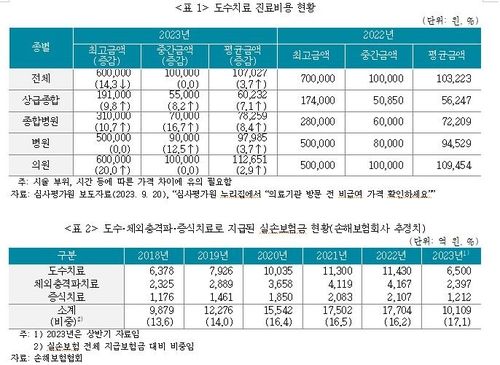 "작년 도수치료 보험금만 1조1천억원…가이드라인 마련 필요" - 2