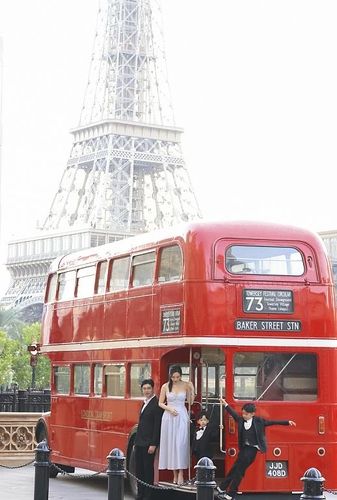 포토 스폿으로 자리잡은 런던 버스 [사진/성연재 기자]