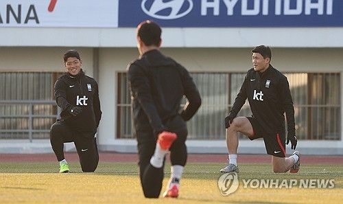 기분 좋게 몸 푸는 김민재-황희찬