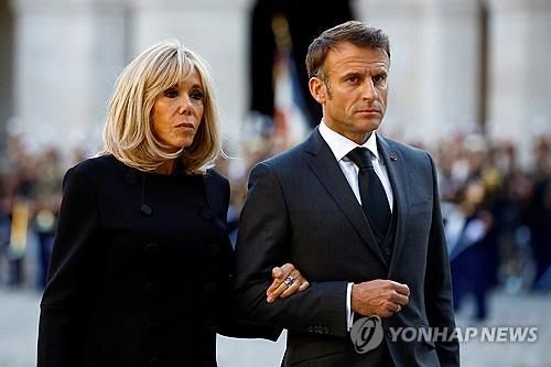 에마뉘엘 마크롱 프랑스 대통령 부부