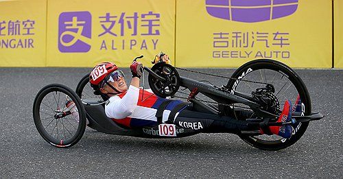 '51세' 이도연, 사이클 장애인 AG 3연패