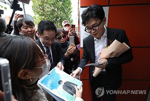 대구 시민 만나는 한동훈 장관