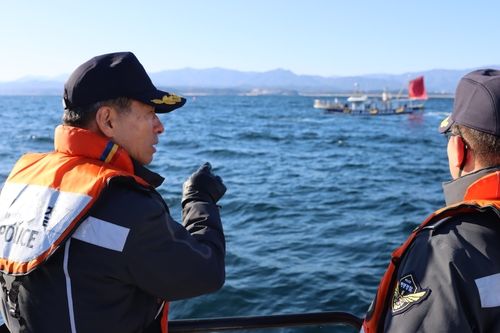 현장 점검하는 박형민 속초해양경찰서장