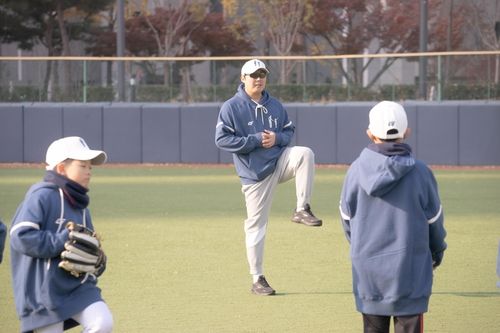 배영수 코치의 재능 기부