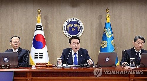 윤석열 대통령, 국무회의 발언