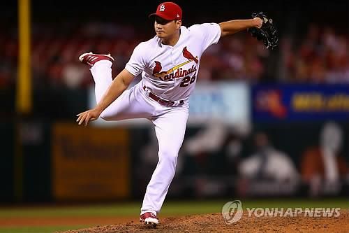 세인트루이스에서 활약할 당시의 오승환