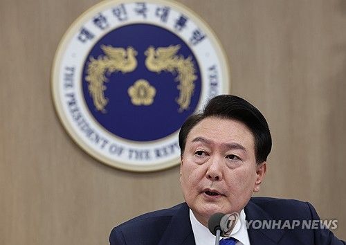 윤석열 대통령, 국무회의 발언