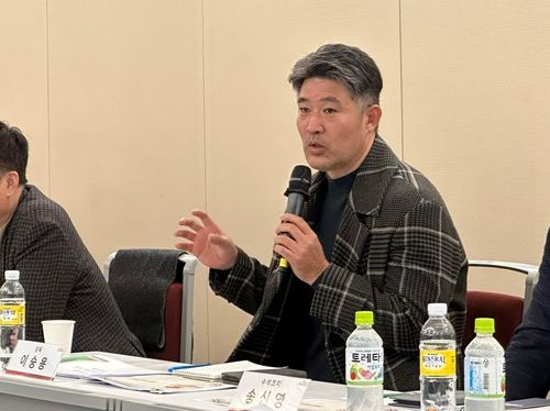 전력 강화 세미나에 참석한 이숭용 SSG 신임 감독 