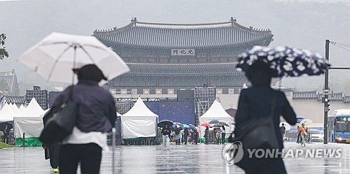 비바람치는 서울