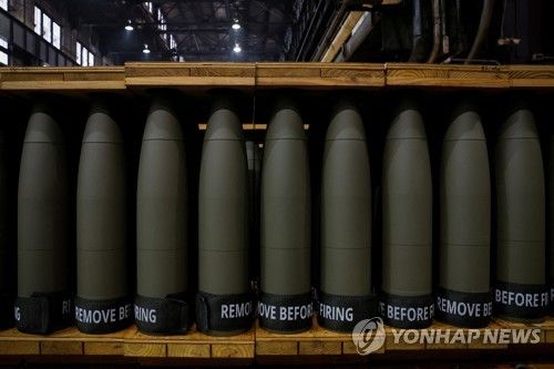 미국이 생산한 155㎜포탄